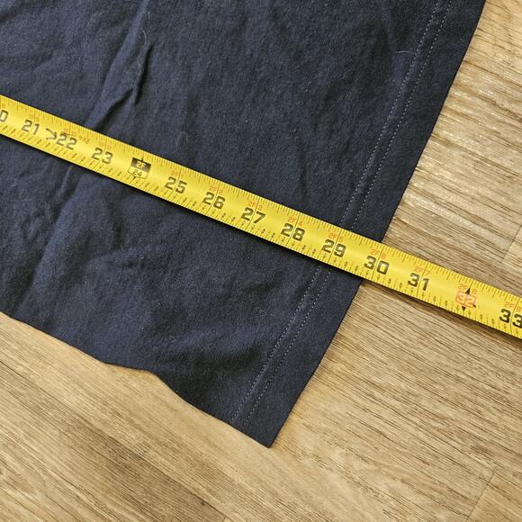 Vtg Hawaiian Legends Muscle Tank Mens L Navy Flames North Shore Biker Skater Y2K - Picture 8 of 8